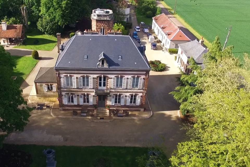 Chateau vu d'en haut