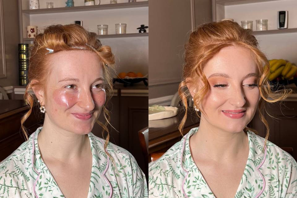 Maquillage nude mariée