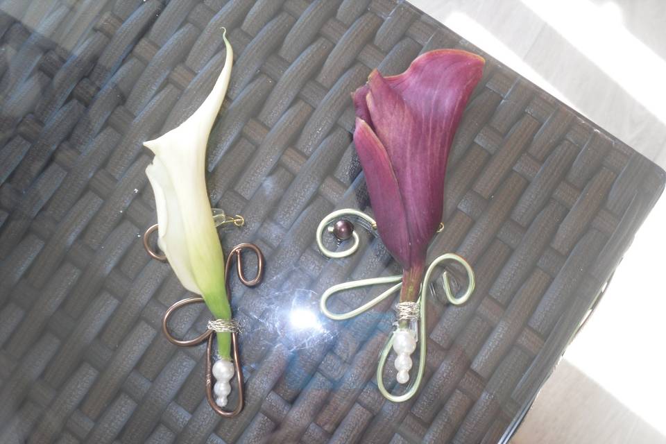 Boutonnière calla