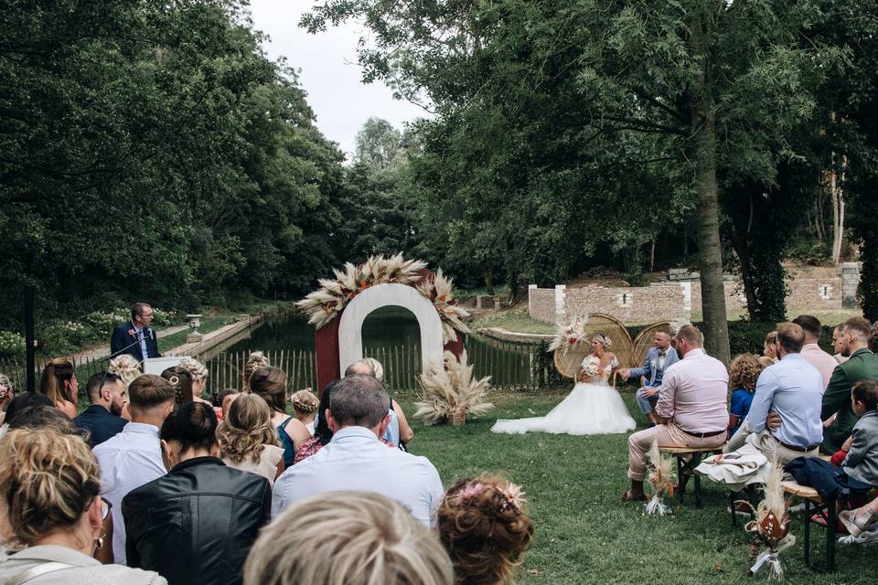 Espace cérémonie en extérieur