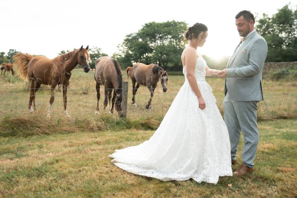 Mariage couple O+M