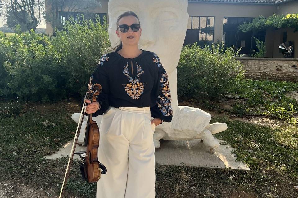 Violoniste côté d’azur