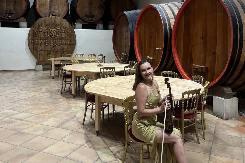 ViolonisteChatuneuf   du pape