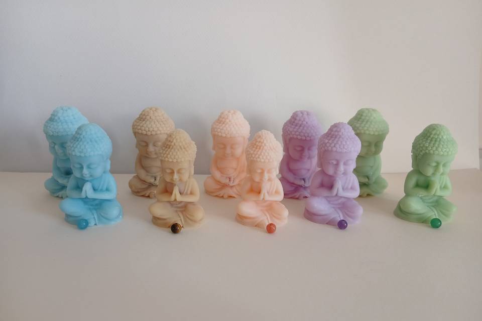 Fondants cire bouddhas perlés