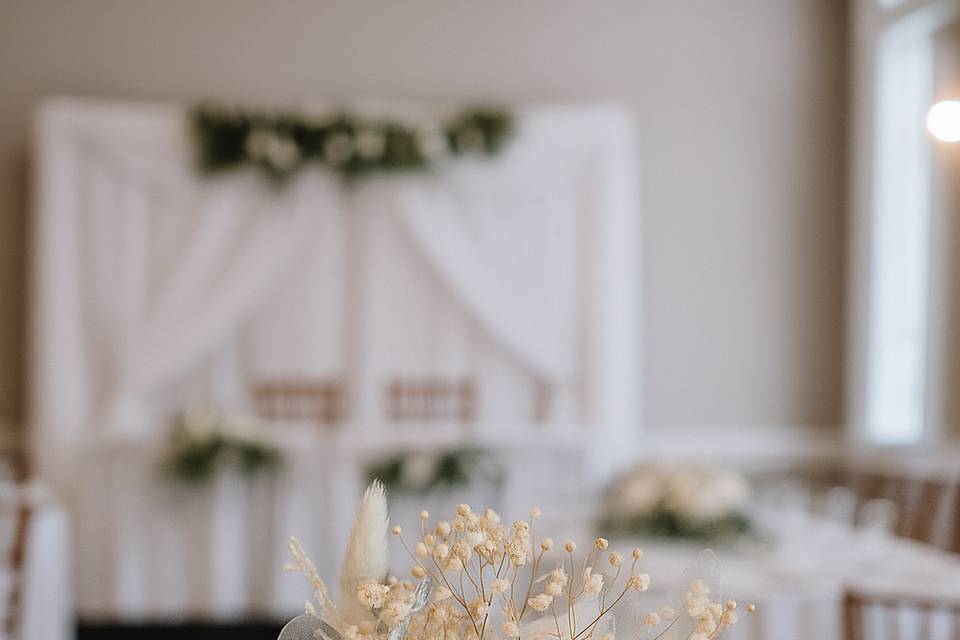 Bouquet de fleurs en cire