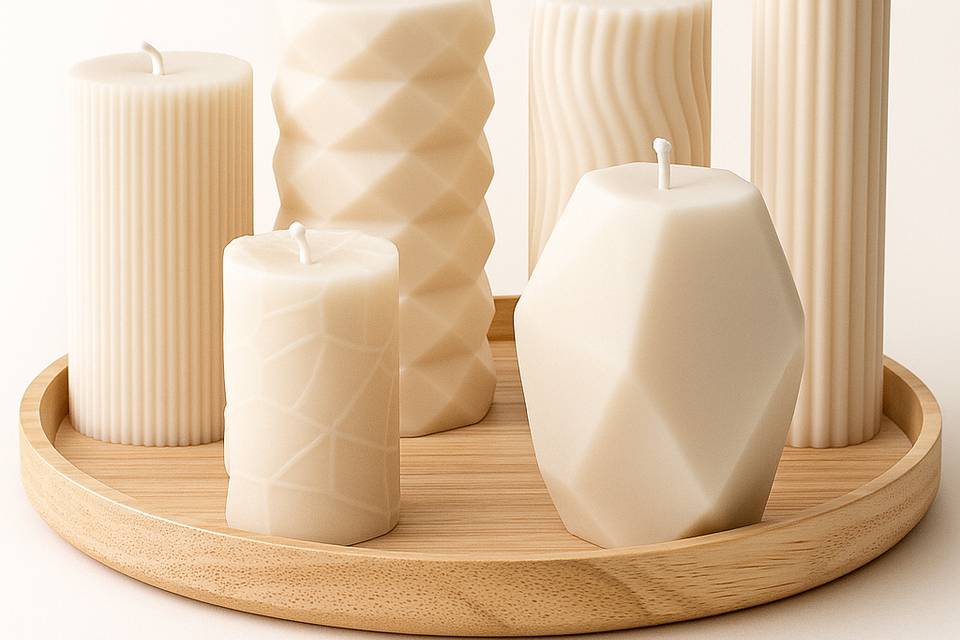Bougies pilier cire de colza