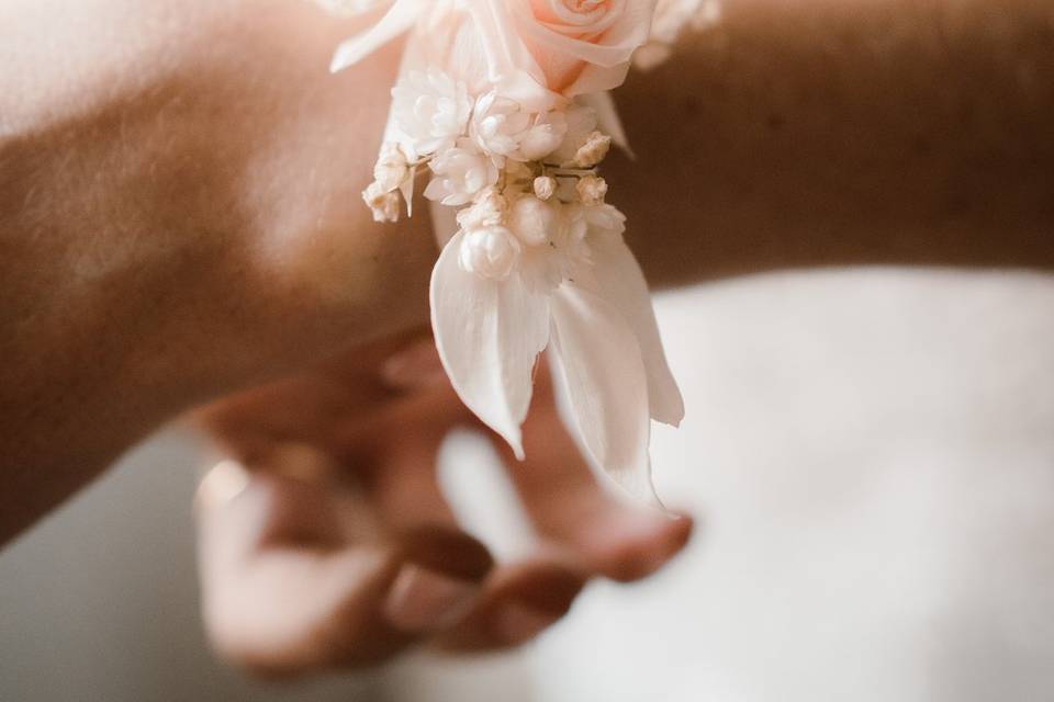 Bracelet de fleurs