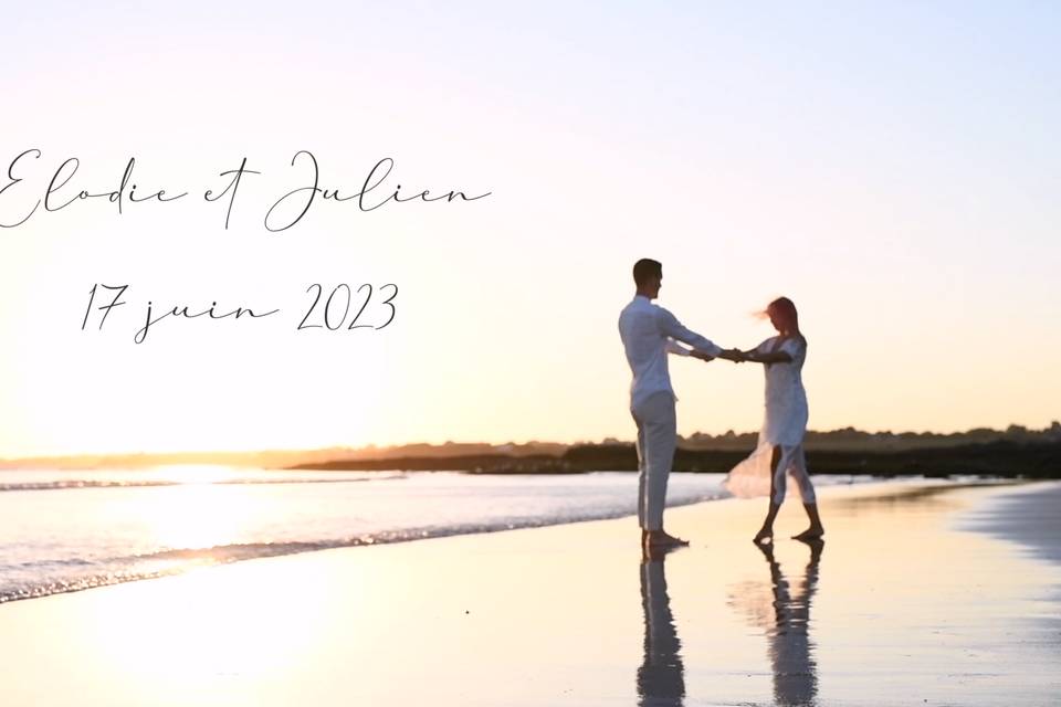 Save the date, Elodie & Julien