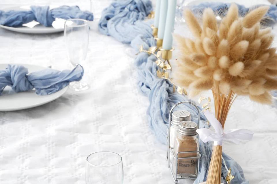 Décoration de table de mariage