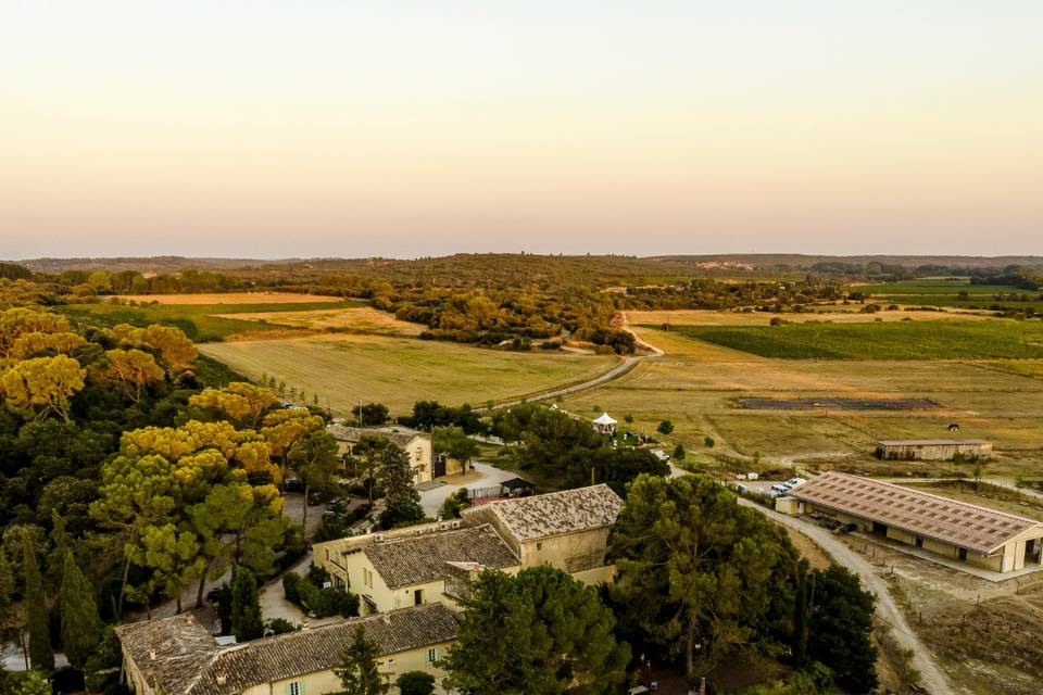 Vue partiel depuis le ciel