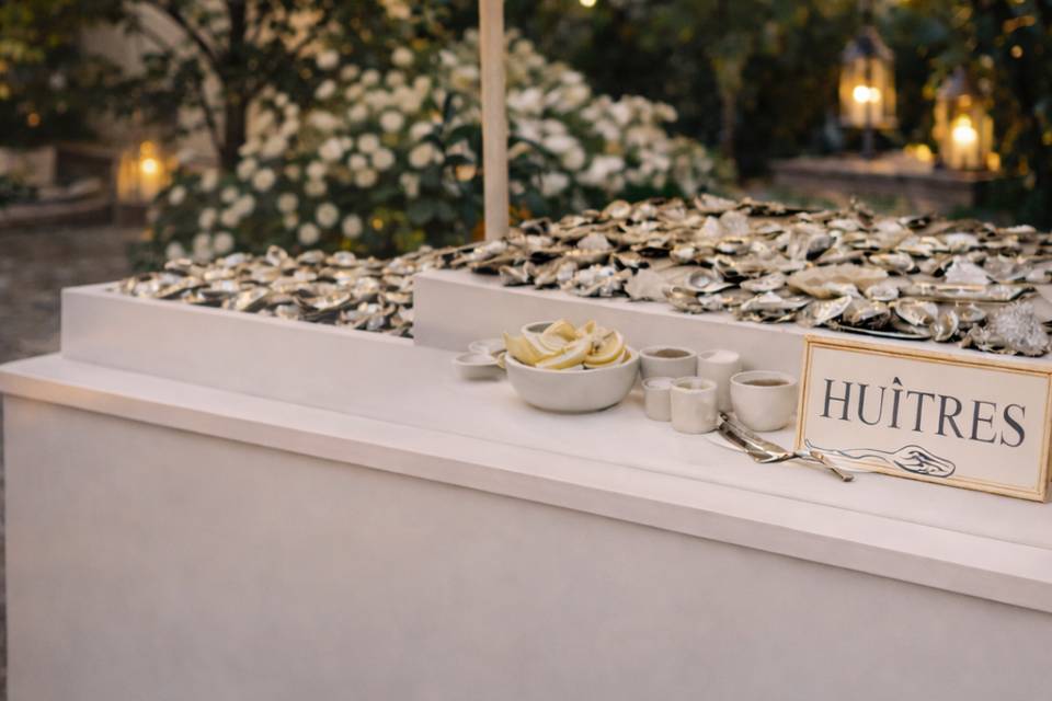Bar à huîtres événementiel