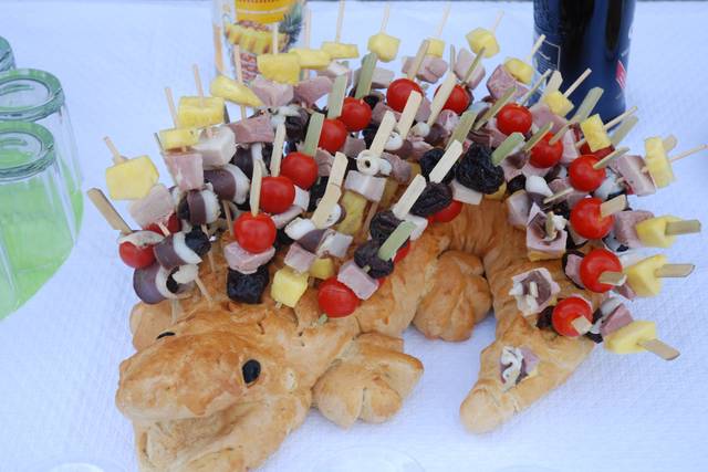 Exemple brochettes apéritif
