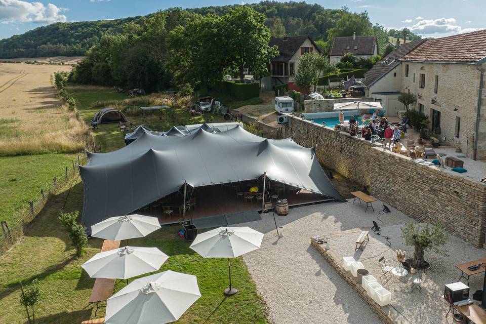Tente stretch noir