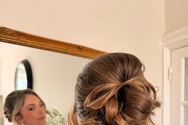 Chignon romantique