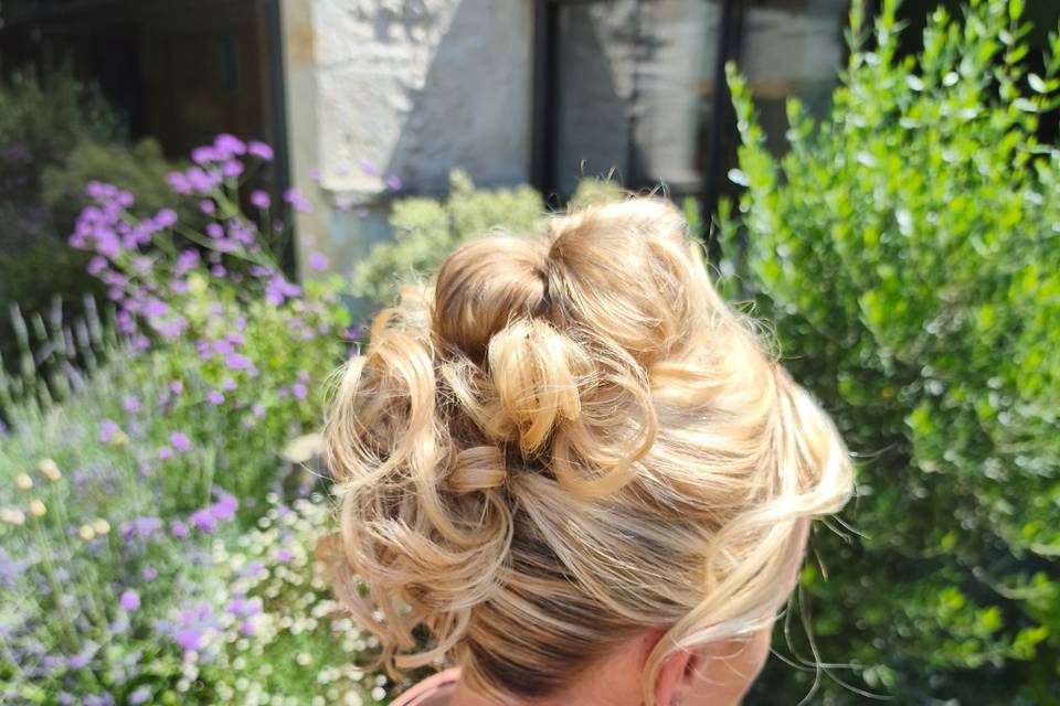 Chignon haut souple