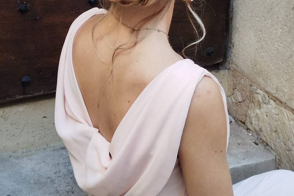 Chignon élégant et glamour