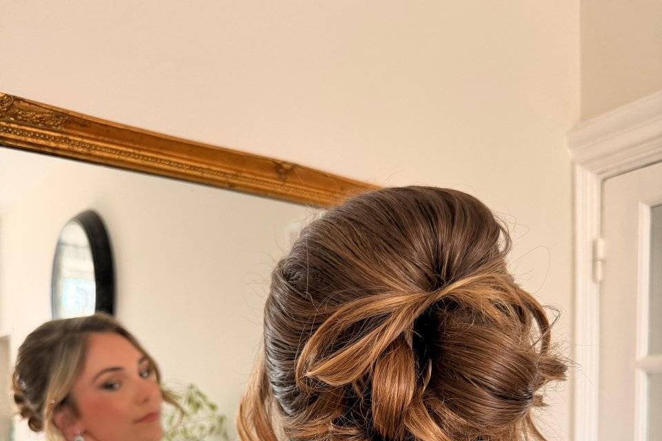 Chignon romantique