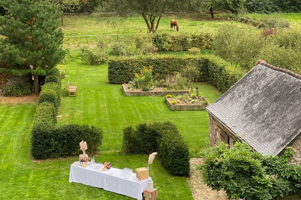 Tables ensoleillées