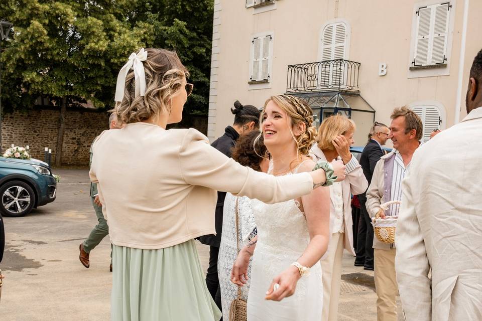 Arrivée des invités