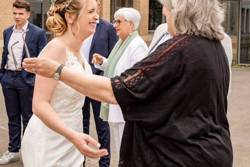 Arrivée des invités