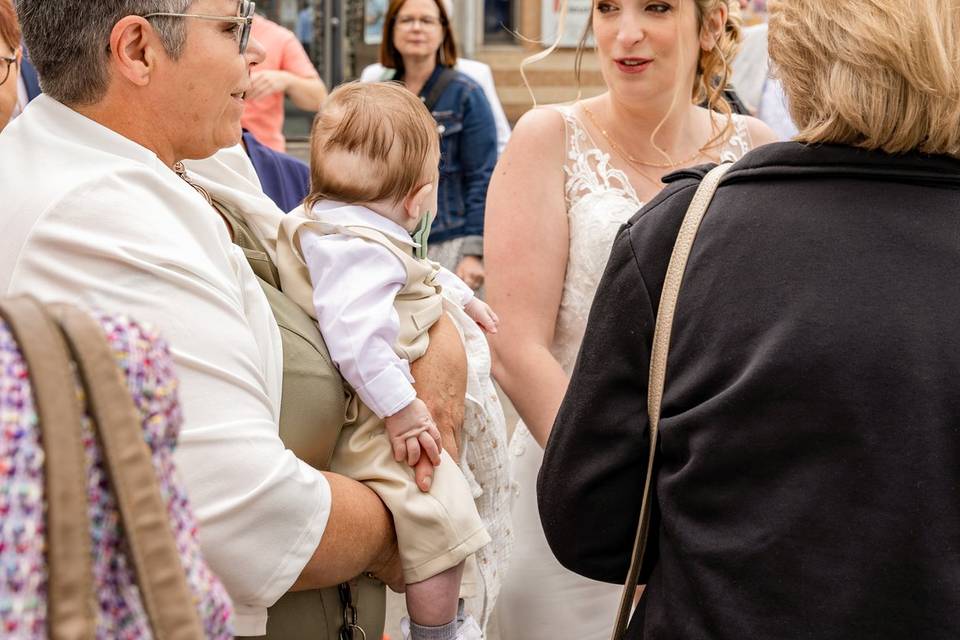 Arrivée des invités