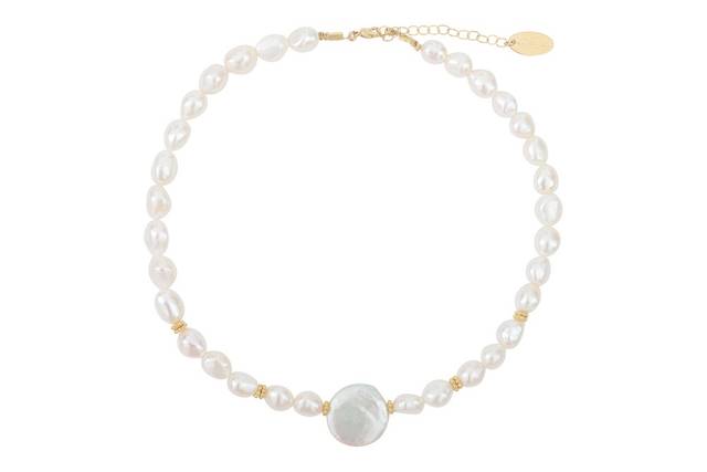 Collier perles baroques
