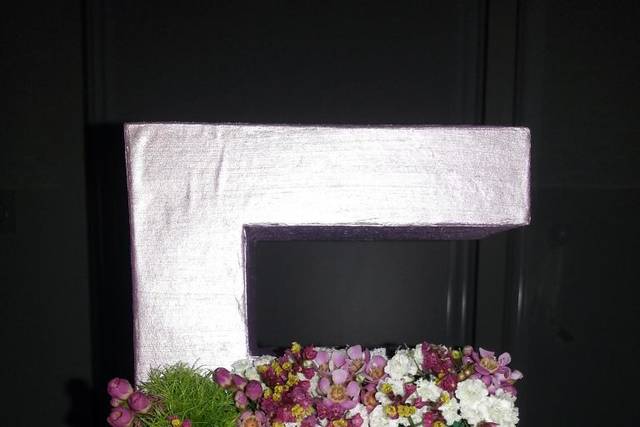 Lettre fleurie