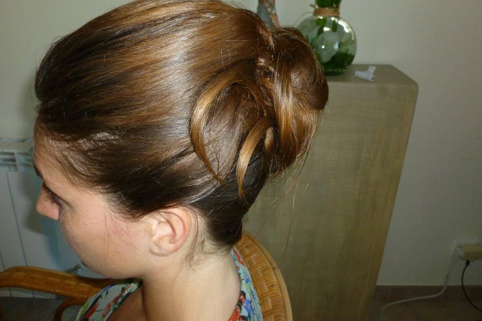 Chignon banane