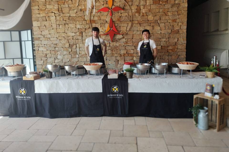 Buffet crêpiers