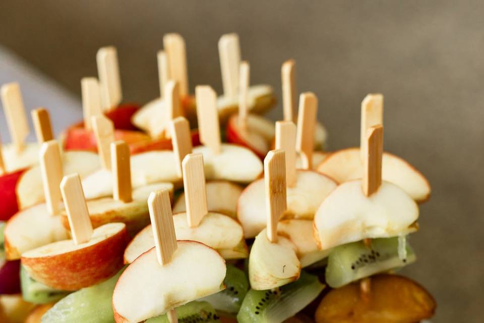 Brochettes de fruits