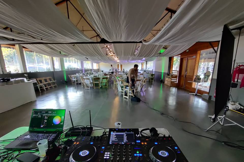 Vue du DJ