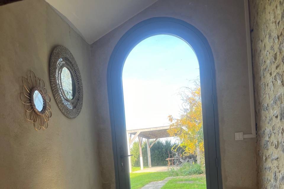 La grange vers le jardin