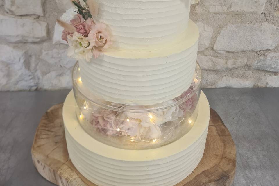 Wedding cake en crème