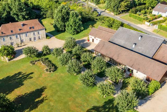 Vue aérienne du domaine