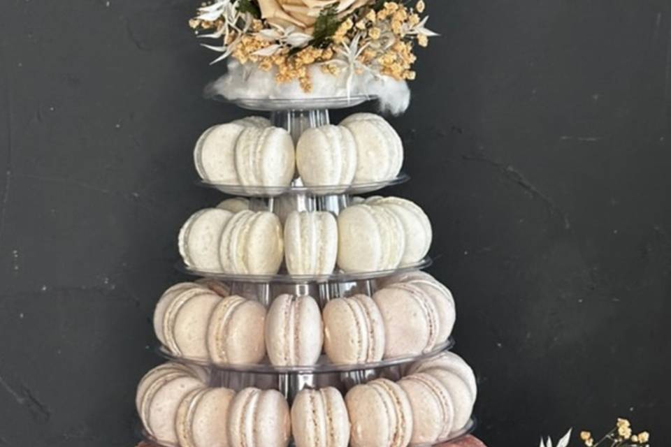 Pièce montée macaron