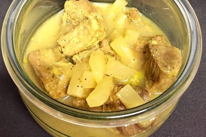 Porc curry ananas