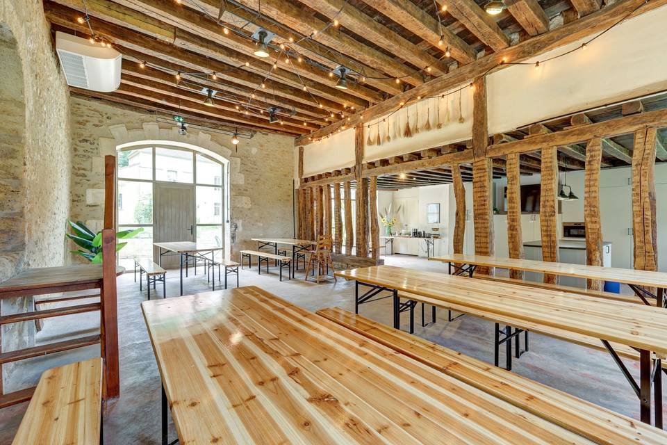 Salle de réception des écuries