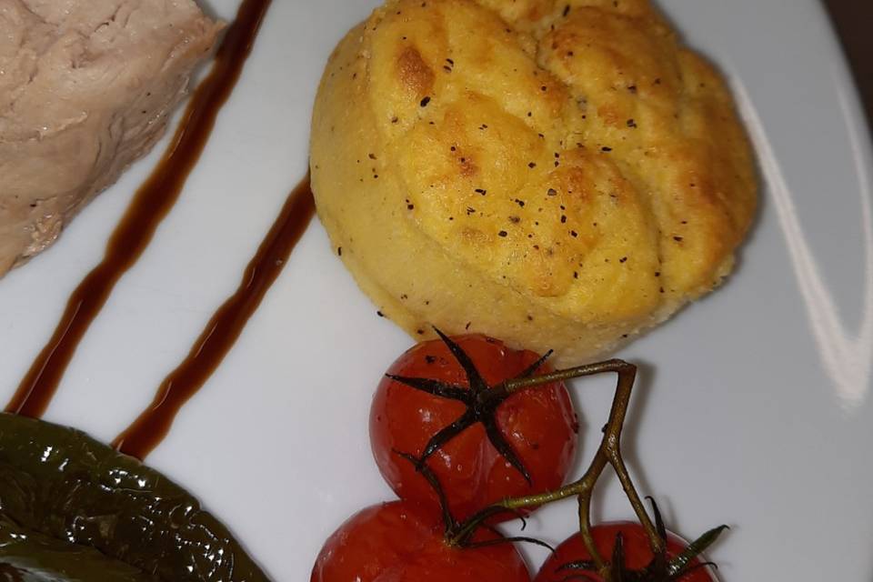 Pavé de veau petits légumes