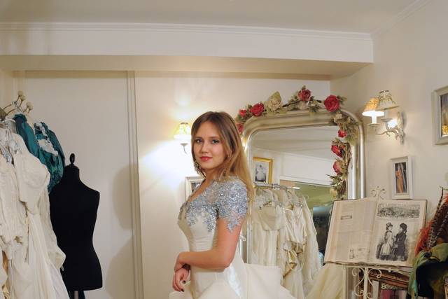 Robe de mariée organza de soie