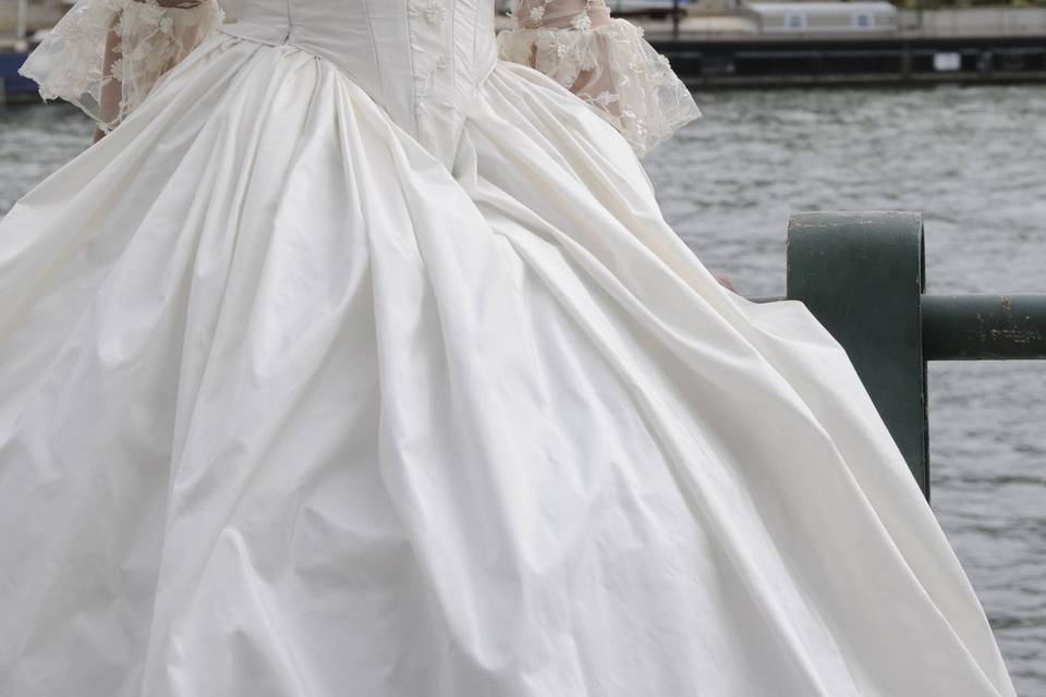 Robe de mariée princesse 18e