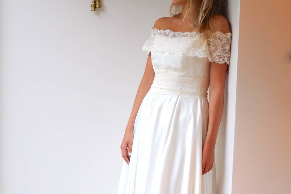 Robe fluide en soie