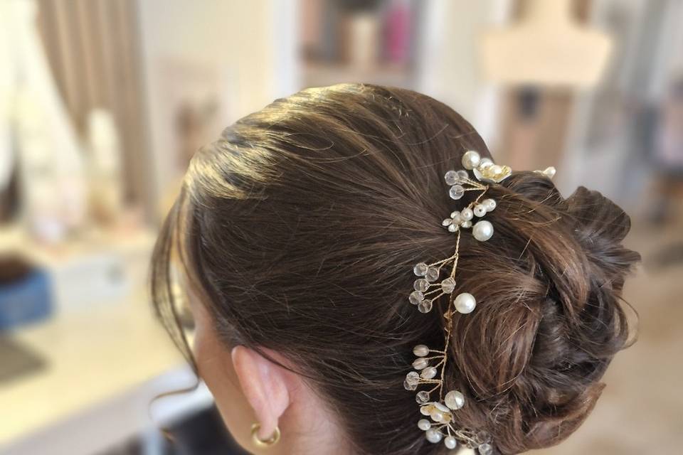Chignon haut