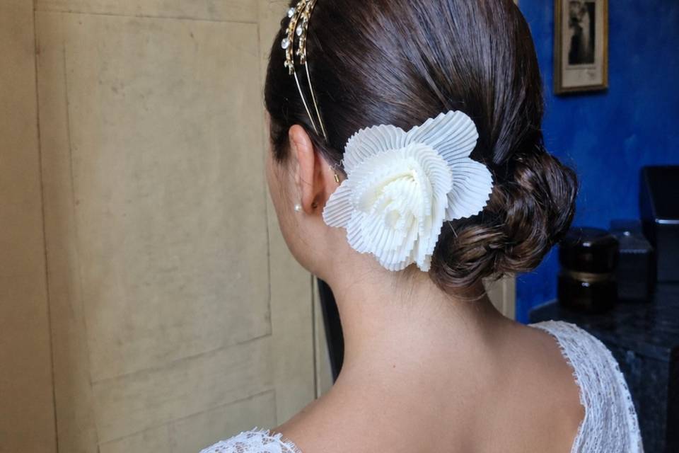 Mariage Emma chignon bas 🎀