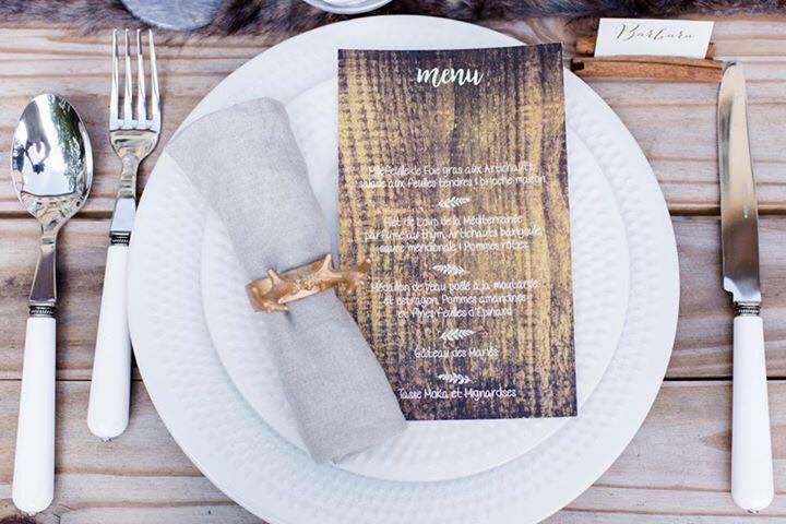 Menu mariage