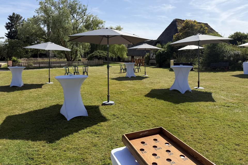 Jeux durant le cocktail