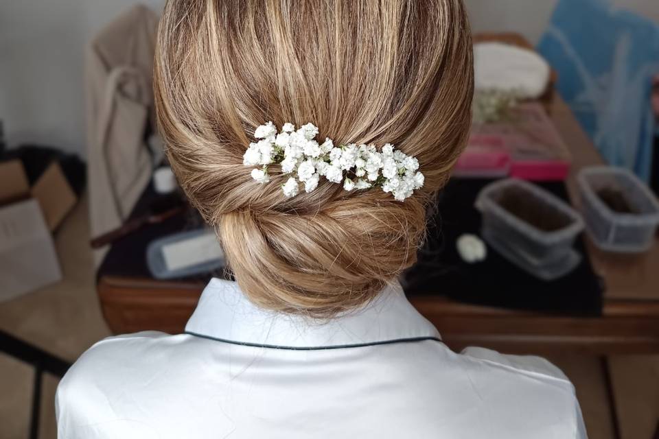 Chignon bride