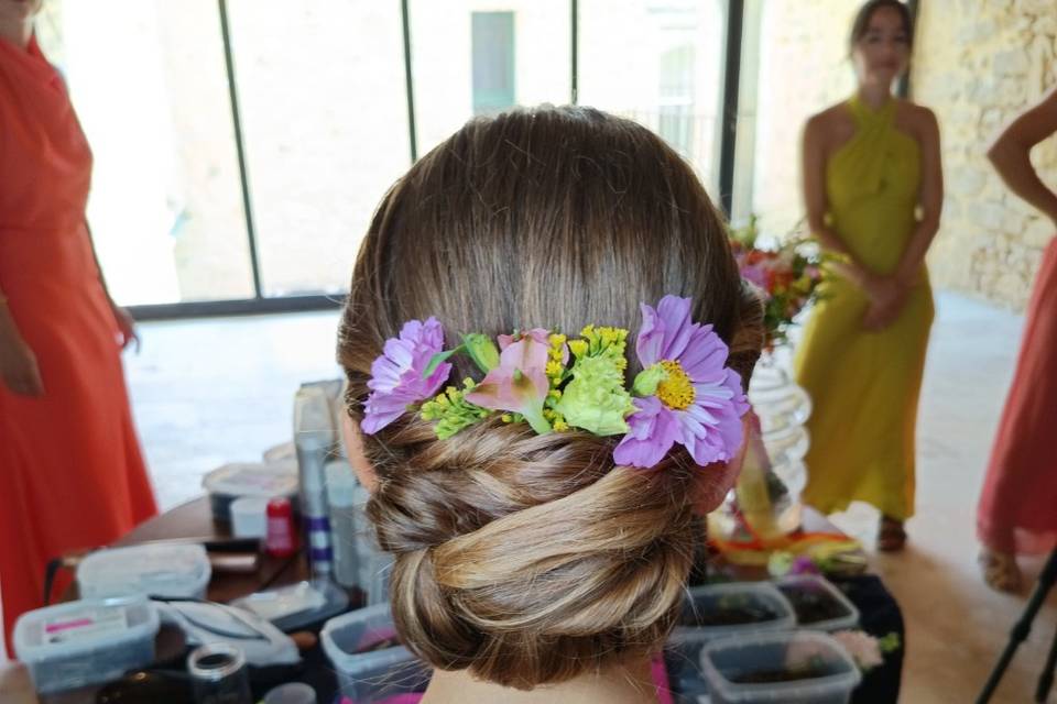Chignon bride