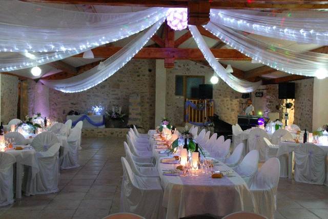 Plafond organza LED