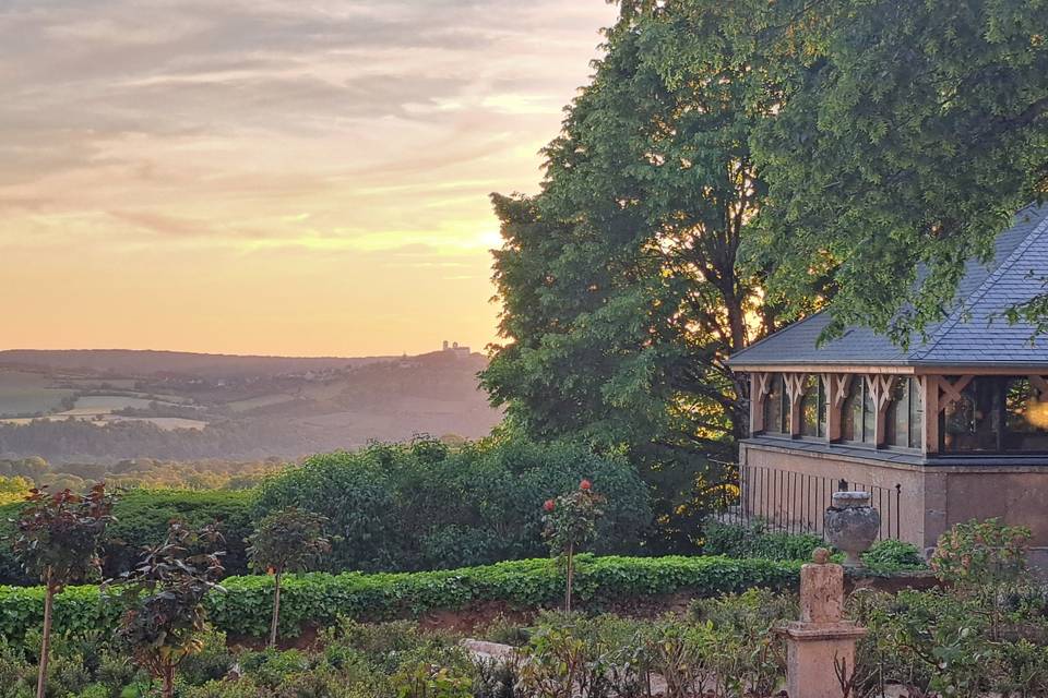 Vézelay depuis les terrasses