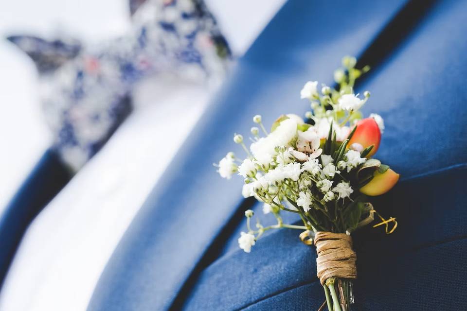 Boutonnière marié